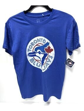Toronto Blue Jays Women's T-Shirt Medium Blue MLB Genuine Merchandise New Tags